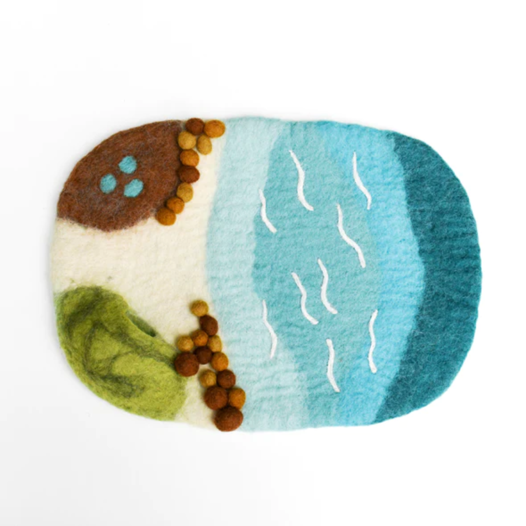 Sea, Beach and Rockpool Play Mat Playscape