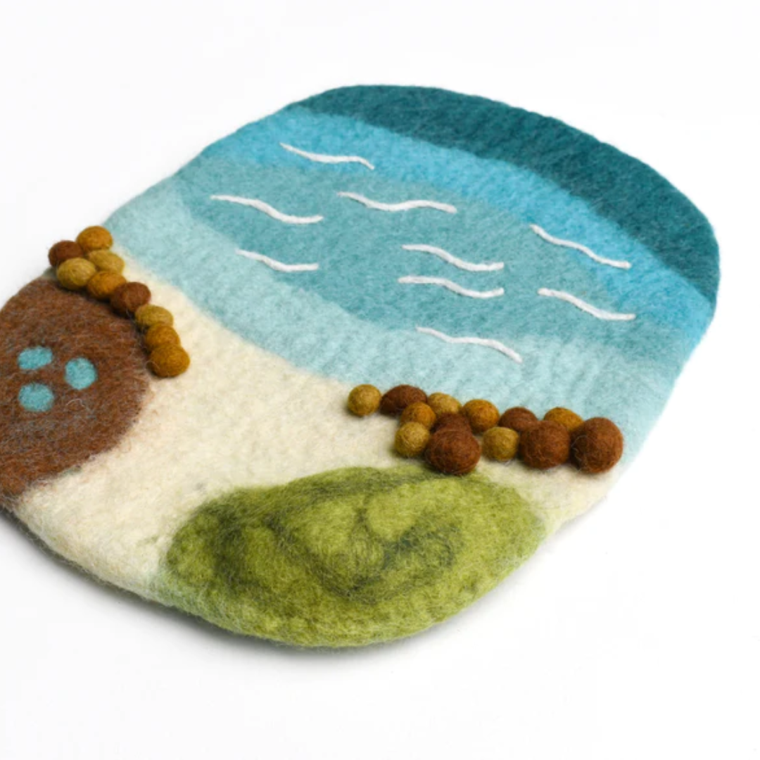 Sea, Beach and Rockpool Play Mat Playscape