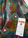 Sarong with authentic aboriginal art pattern