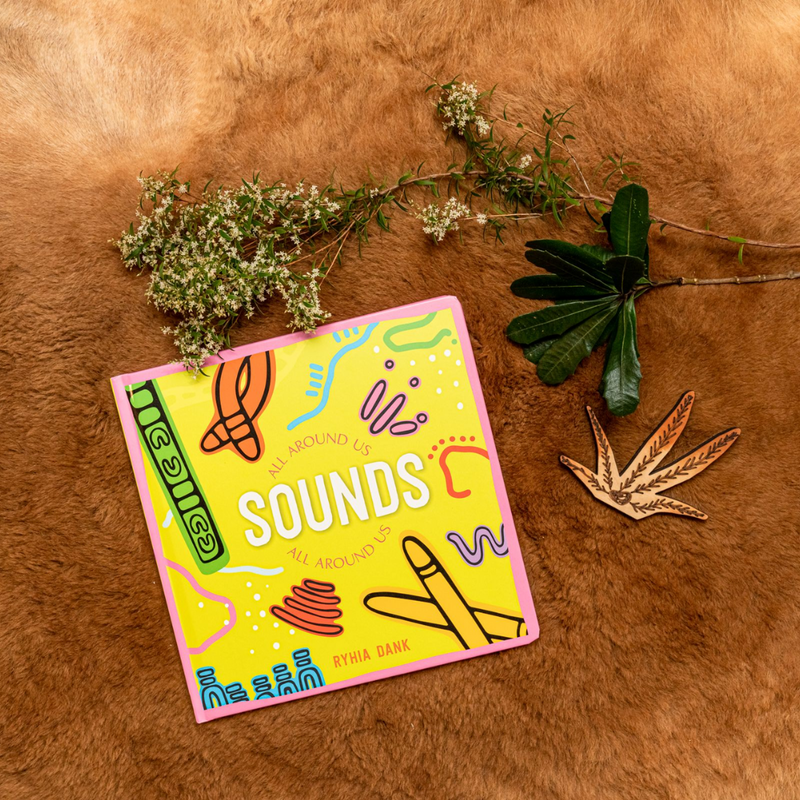 "Sounds All Around Us All Around Us" By Ryhia Dank (Board Book)