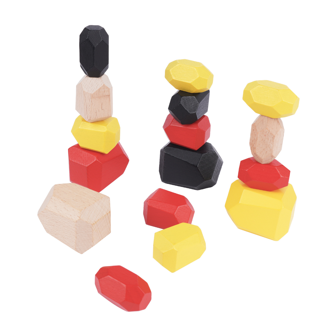 16 Piece Wooden Stacking Block