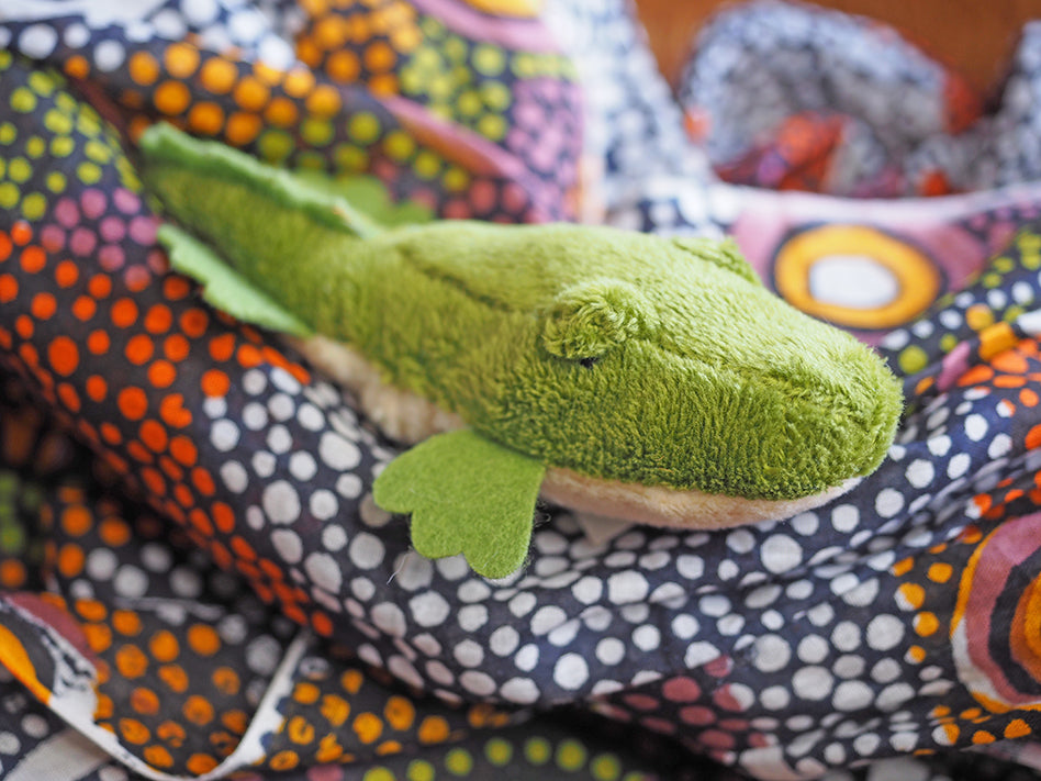 Australian Crocodile Finger Puppet