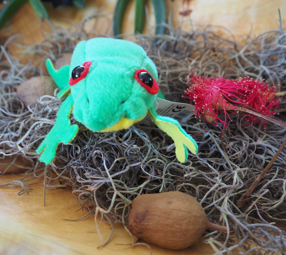 Australian Green Frog Finger Puppet