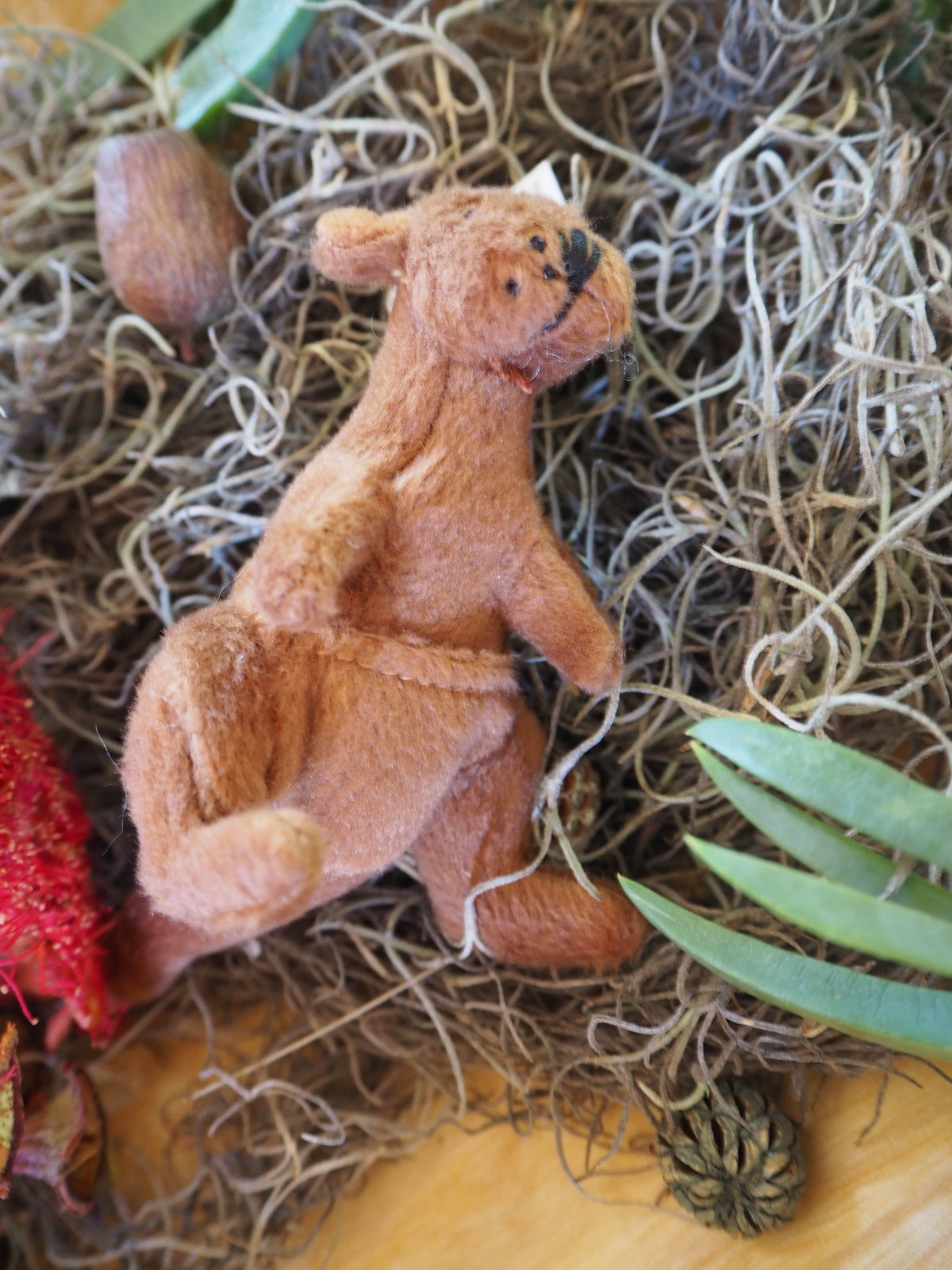 Australian Kangaroo Finger Puppet