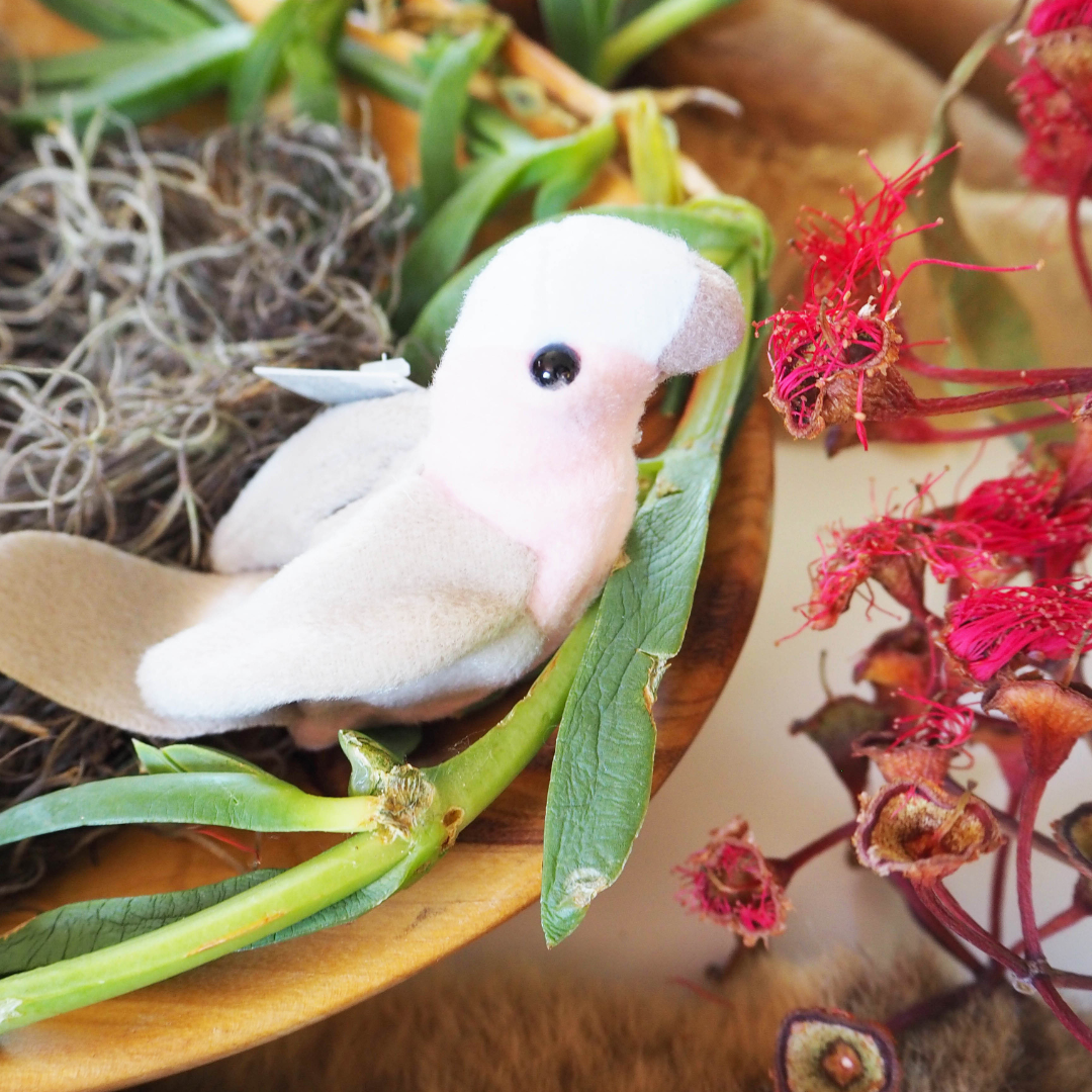 Australian Galah Finger Puppet