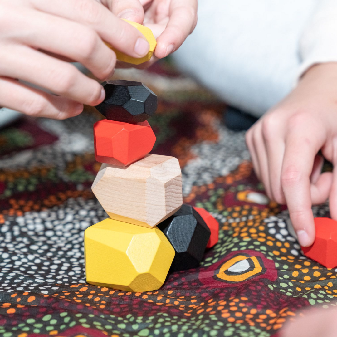 16 Piece Wooden Stacking Block