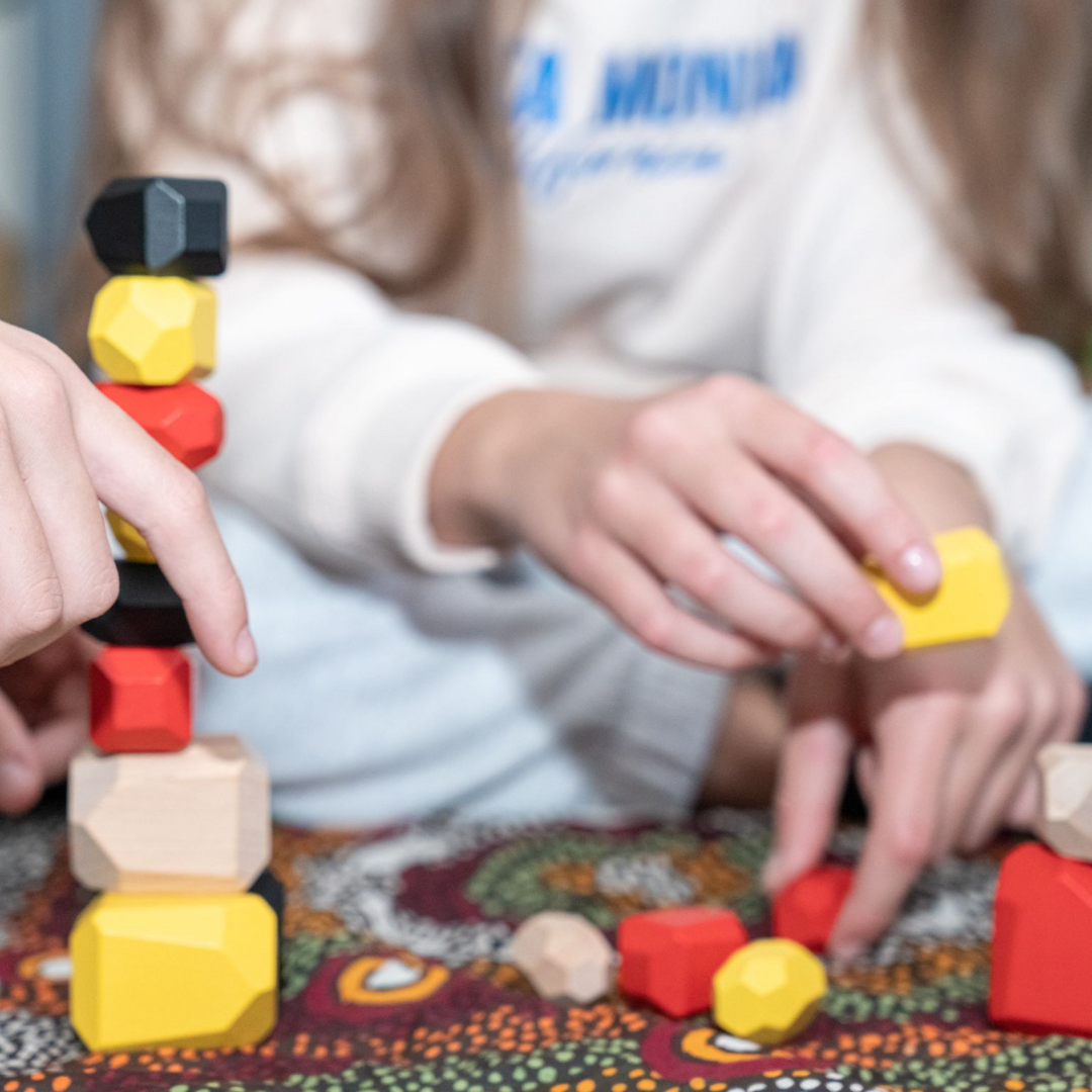 16 Piece Wooden Stacking Block