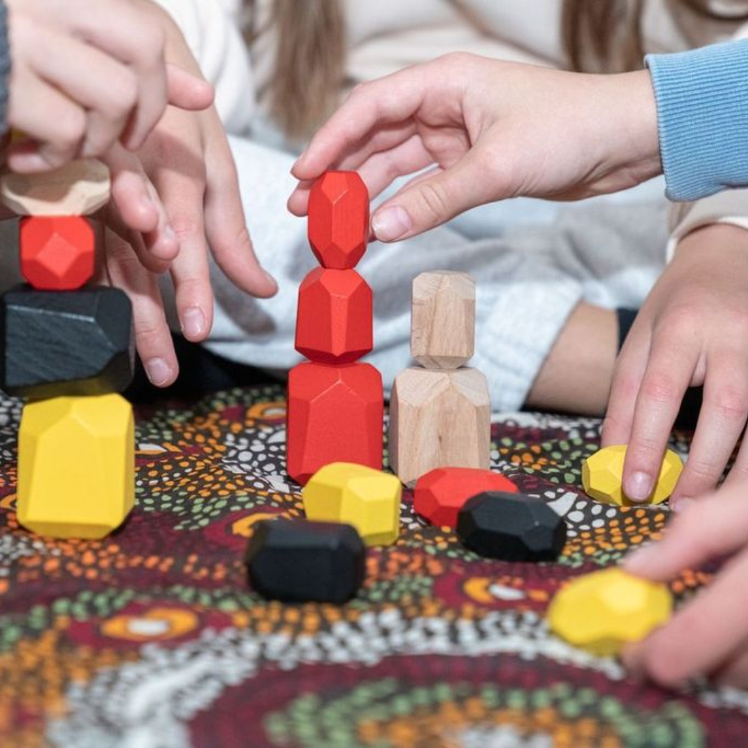 16 Piece Wooden Stacking Block