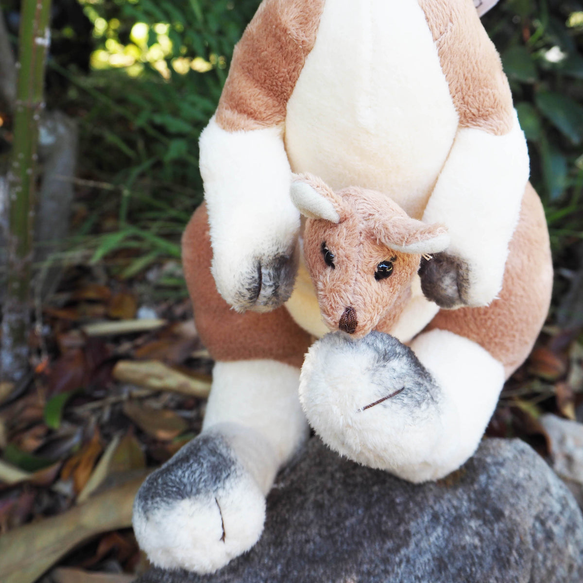 Tess - Plush Australian Kangaroo with joey Size 31cm/12″